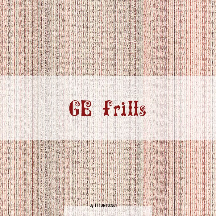 GE Frills example